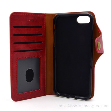 Mobile Phone Accessories for iphone 7 case leather